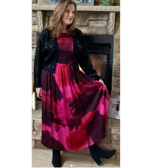 NEW Anthropologie Lysandra Tie-Dye Maxi Dress - Picture 6 of 7